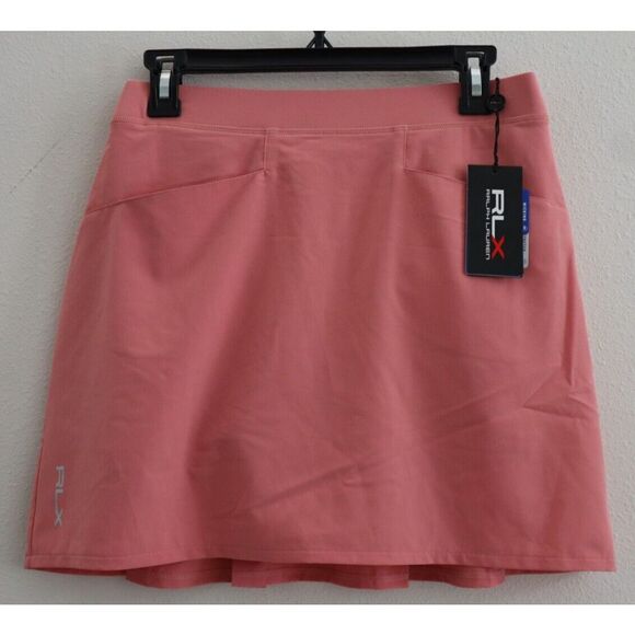 Ralph Lauren RLX Women's Sz S Pink Stretch Back Pleated AIM 17" Golf Skort - Picture 1 of 12